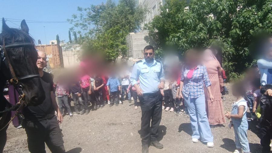 الشرطة بالقدس : نشاط جماهيري برياض الأطفال في صور باهر 